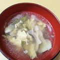 わかポン☆'s cooksnap of when they made 喉風邪に効くニンニク生姜ネギスープ.
