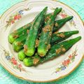 tokotann's cooksnap of when they made オクラの胡麻和え♪箸が止まらない美味さ！.
