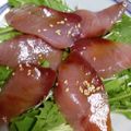 エスペロス's cooksnap of when they made ハマチでカルパッチョ.