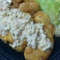 HALYUI's cooksnap of when they made 揚げずに簡単チキン南蛮❦.