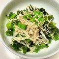 azbjbn's cooksnap of when they made おくらとわかめとえのきの中華サラダ.