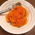 みっちみるき's cooksnap of when they made ＊海老のトマトクリームパスタソース＊.