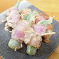 ｅｋ４'s cooksnap of when they made オクラのベーコン巻☆天ぷら☆.