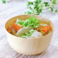 Satoco❋'s cooksnap of when they made ぽっかぽか里芋豚汁.