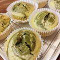 ばたみそーぱん☆'s cooksnap of when they made ⁂マーブル抹茶マフィン⁂.