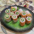 みかかめ's cooksnap of when they made お弁当に★ちくわのオクラ詰め.