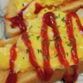 ぇん5242's cooksnap of when they made レンジで１分！とろ～り卵トースト.