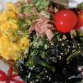 やなりんご☆'s cooksnap of when they made ふわとろ卵♡素麺でツナとわかめの油そば.
