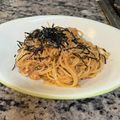 40手前で料理始める's cooksnap of when they made ツナとえのきのバター醤油パスタ.
