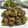☆あいちゃん's cooksnap of when they made 夫が愛する♡ゴーヤと豚肉のから揚げ.