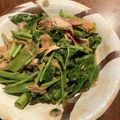 ☆ねこじゃらし☆'s cooksnap of when they made 空心菜の炒め物.