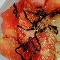 ヨシヨッシー's cooksnap of when they made トマトのごま・塩昆布あえ.