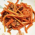 お茶の葉's cooksnap of when they made 5分で出来る！人参とツナの甘辛炒め.