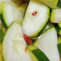 あおれんしゃー's cooksnap of when they made 白だし+酢deズッキーニの浅漬け.