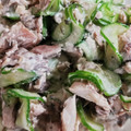 recoreco's cooksnap of when they made さば水煮缶で♪超簡単きゅうりのマヨサラダ.