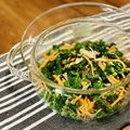 マルんちの丸顔's cooksnap of when they made レンジで簡単ケールと人参のツナマヨサラダ.