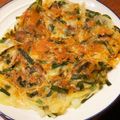 MEME72's cooksnap of when they made あと1品☆新玉ねぎ&ニラカリカリ焼き夕食.