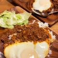 ちびとくま's cooksnap of when they made 簡単ランチ♪炒めハンバーグのロコモコ丼.
