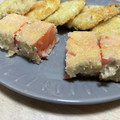 クックANDV90☆'s cooksnap of when they made 衣さくさく♪とろけるサーモンのレアカツ.