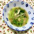 ふたごゆき's cooksnap of when they made もやし 小松菜 油揚げの味噌汁^^.