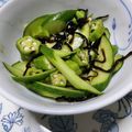 ぐん♡'s cooksnap of when they made 簡単！オクラときゅうりのネバネバサラダ！.