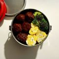 SAsunny's cooksnap of when they made のっけ弁当2023.06.22肉だんご.