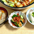 にきけん's cooksnap of when they made 簡単～たたき胡瓜の熱々桜えびタレかけ♪.