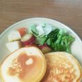 ※はるはる※'s cooksnap of when they made 米粉のヨーグルトパンケーキ.