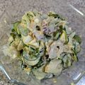 《hitomi》's cooksnap of when they made ちくわサラダ.