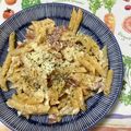 おはなすき's cooksnap of when they made ホッと！マカロニサラダ（カルボナーラ風）.