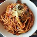 重次郎's cooksnap of when they made ♪ナスとしめじのトマトソース冷製パスタ♪.