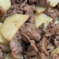クックI1FJ57☆'s cooksnap of when they made 牛肉とじゃがいものハニーマスタード炒め.