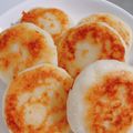 ままこしゃ's cooksnap of when they made 簡単★じゃがいもイモモチ！チーズ入りも♪.