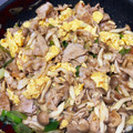 あいかんかん's cooksnap of when they made 焼肉のタレで簡単豚肉と長ネギ卵の炒め物.