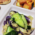 ちょちょこ✫'s cooksnap of when they made 簡単！なすときゅうりの中華ごま和え.