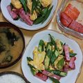2児ママみきてぃ's cooksnap of when they made 簡単☆オクラ＆ベーコン＆卵のバター炒め.