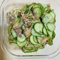 ももゆみ1230's cooksnap of when they made ズボラ飯♡サバ缶のゴマ酢あえ.