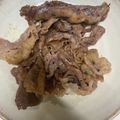 ピーナッツ子♪'s cooksnap of when they made 和牛薄切り丼.