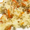 菜つ実☆ミ's cooksnap of when they made 冷やごはんdeにんじんバターライス.
