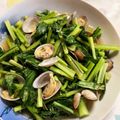 クックQT23CK☆'s cooksnap of when they made 簡単♪アサリとチンゲン菜の酒蒸し.