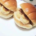 ぱふ's cooksnap of when they made 黒糖ロールパンで簡単バナナサンド♪.
