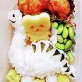 クックPMV6M6☆'s cooksnap of when they made 恐竜キャラ弁！ブラキオザウルス弁当.