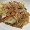 ゆみらんたん's cooksnap of when they made ゴマ油香る☆シンプル焼きうどん.