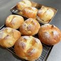 かりんこちゃん♡'s cooksnap of when they made 時短⭐︎ずっと！もちもち♡手捏ねパン♪.