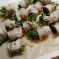 ハニイとムサシ's cooksnap of when they made ベジ♪レンジで！もやしと豆苗の肉巻き.
