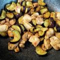 ラフロイグ31年's cooksnap of when they made ひき肉入りなすの照り焼き.