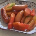 きらり流れ星's cooksnap of when they made ビックリ。炒めるだけ！ウインナー★トマト.