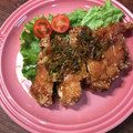 こつゆ514's cooksnap of when they made じっくり揚げた鶏のネギソース（油淋鶏）.