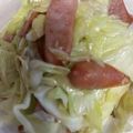 67luna's cooksnap of when they made ウインナーとキャベツのオイマヨ炒め.