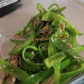 MegJpn's cooksnap of when they made ピーマンとツナの白だし炒め.
